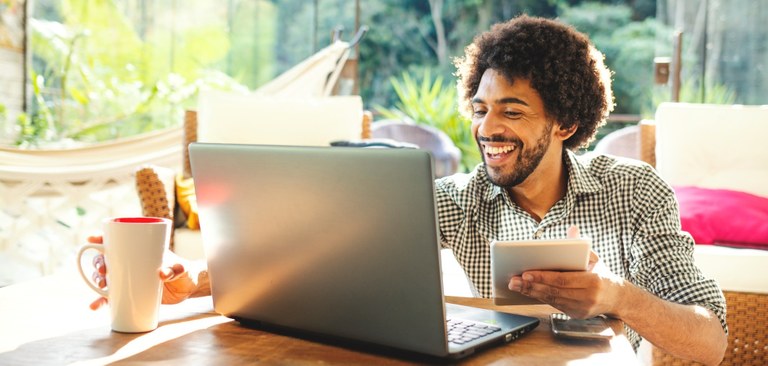 Empregados em home office Empregados em home office