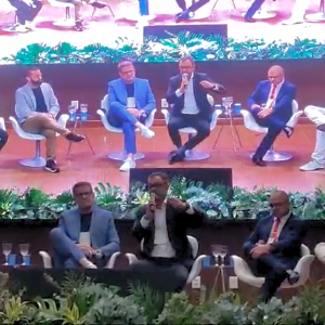 João Almeida no painel "Segurança Cibernética: Estratégia e ferramentas para mitigação de riscos"