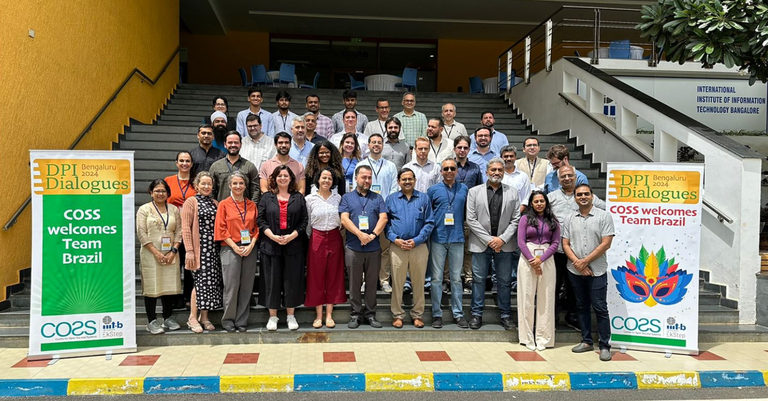 Registro da comitiva brasileira na Índia