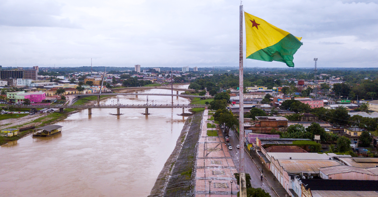 Vista aérea de Rio Branco (AC)