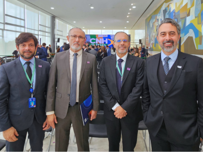 Diretor Ermes Costa; diretor-presidente Wilton Mota; diretor Andre Agatte; e diretor Alexandre Maimoni