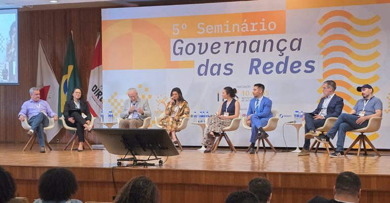 A abertura do 5º Seminário Governança das Redes foi realizada no auditório da Faculdade de Direito da UFMG, no Centro de Belo Horizonte A abertura do 5º Seminário Governança das Redes foi realizada no auditório da Faculdade de Direito da UFMG, no Centro de Belo Horizonte