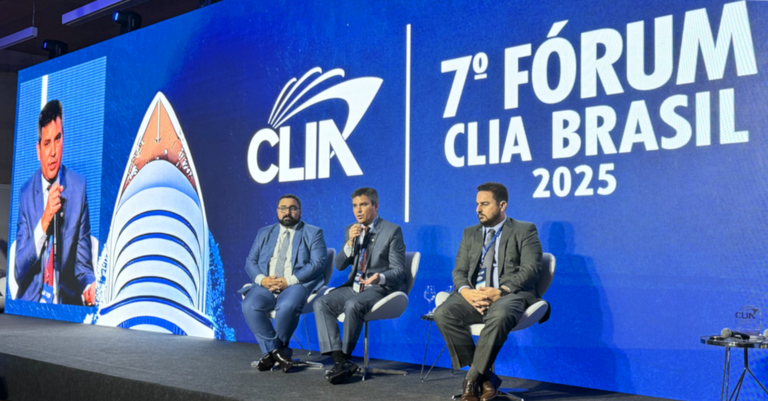 Brenno Sampaio em painel do Fórum CLIA Brasil 2025