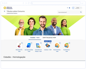 Tela inicial do novo portal que vai iniciar sua fase de testes no dia 1º de julho