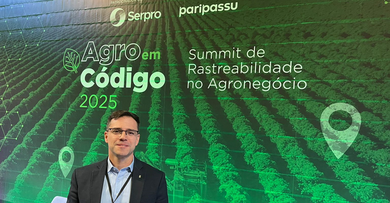 Bruno Viela foi um dos palestrantes do evento Agro em Código