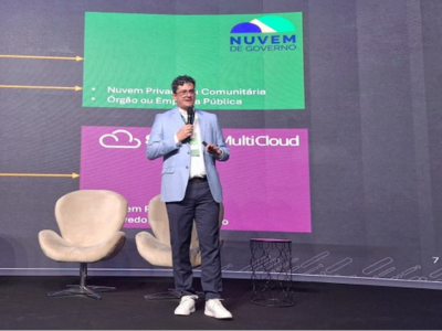 Superintendente Welsinner Brito em palestra no Smart Gov Brasília