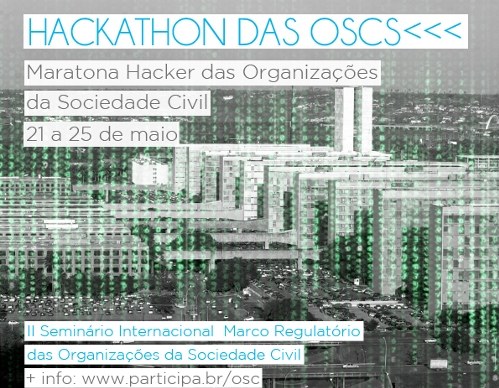 A integração já começou. Hackathon vai até o dia 25 de maio. A integração já começou. Hackathon vai até o dia 25 de maio.
