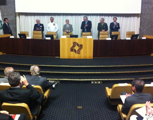 Ministério da Defesa e Forças Armadas participaram da abertura do evento Ministério da Defesa e Forças Armadas participaram da abertura do evento